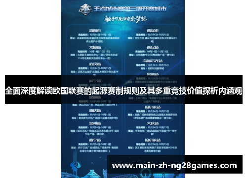全面深度解读欧国联赛的起源赛制规则及其多重竞技价值探析内涵观 全面深度解读欧国联赛的起源赛制规则及其多重竞技价值探析内涵观